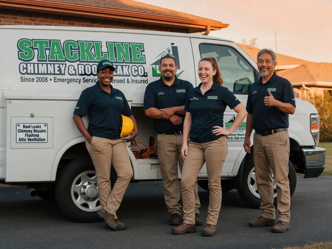 Chimney flashing repair company in Worley, ID
